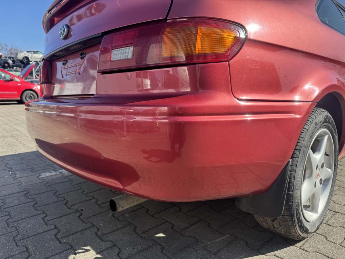 Toyota Paseo original Sto&szlig;stange Stossf&auml;nger hinten 3L9 Rotmetallic Bj.1997